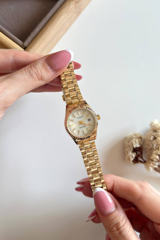 Apex Ekru Kadran Gold Kadın Kol Saati - 4