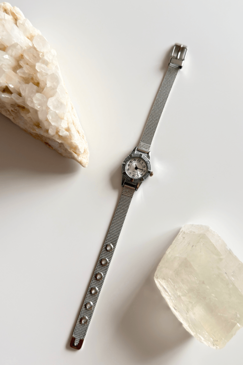 Auris Silver Çelik Hasır Kordon Kadın Kol Saati