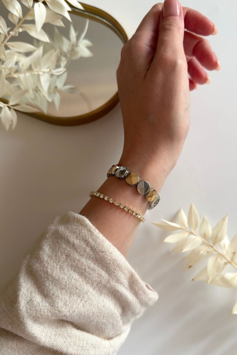 Bliss Ekru Kadran Gold-Silver Kadın Kol Saati - 3