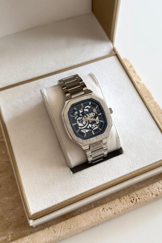 Çelik Gmac Lacivert Özel Kadran Erkek Kol Saati