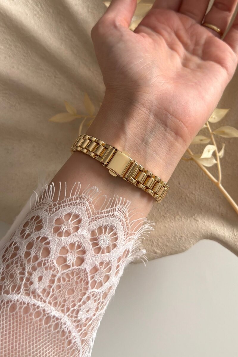 Diana Bordo Kadran Gold Kadın Kol Saati - 5