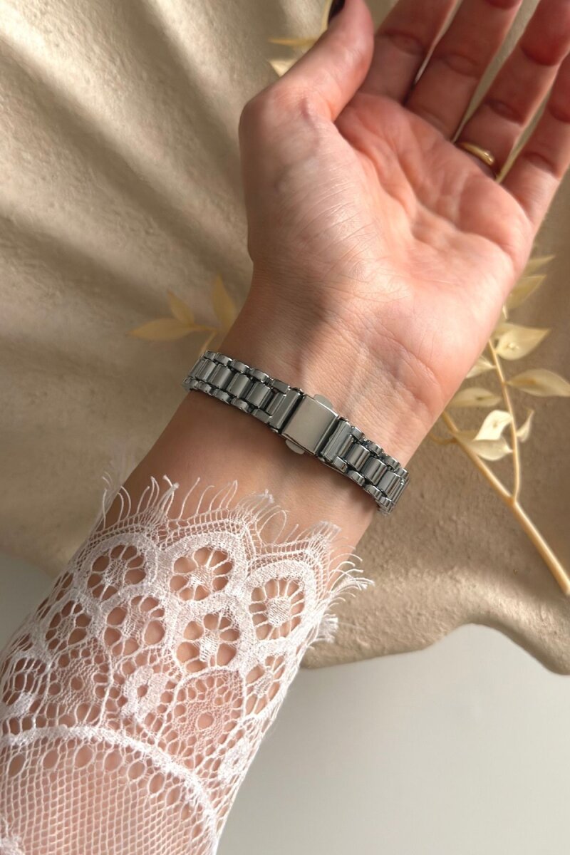 Diana Ekru Kadran Silver Kadın Kol Saati - 5