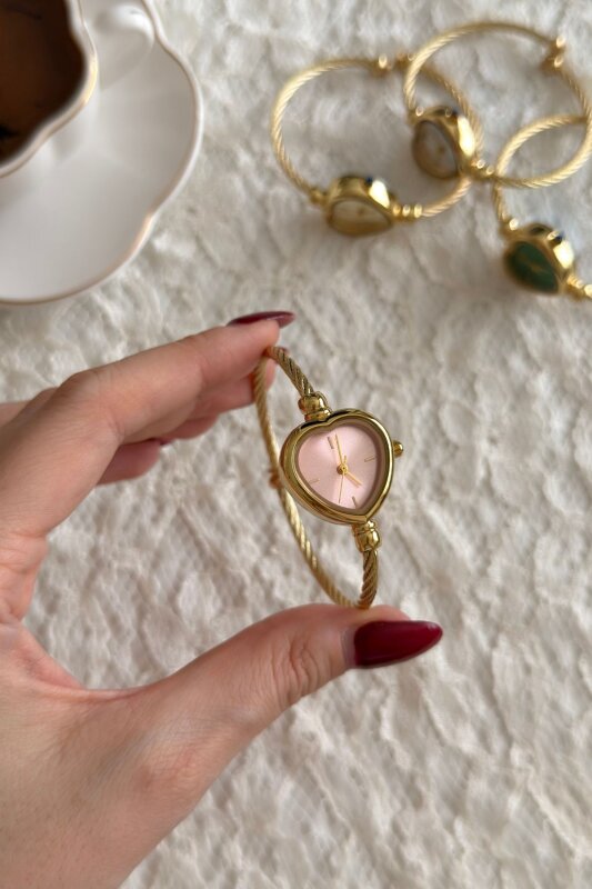 Eros Pudra Kadran Gold Kelepçe Kadın Kol Saati - 2