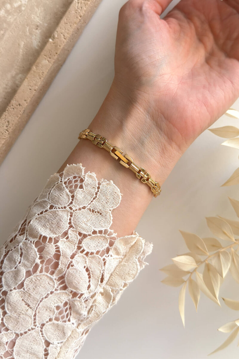 Fiore Lacivert Kadran Gold Kadın Kol Saati - 3