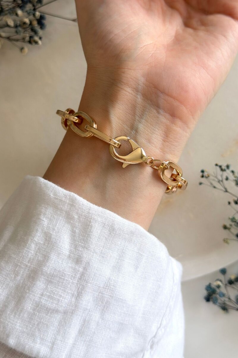 Lalin Ekru Özel Kadran Gold Kadın Kol Saati - 5