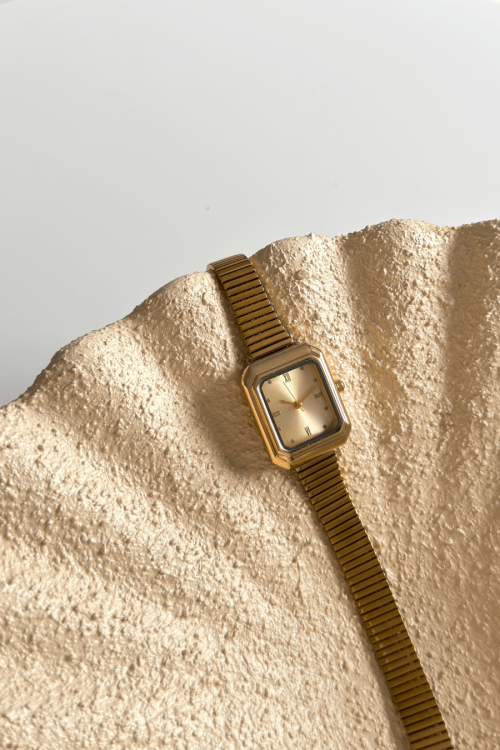 Nira Gold Kadran Çelik Kordon Kadın Kol Saati