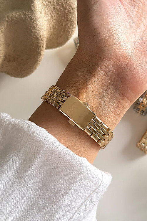 Orin Ekru Kadran Gold Metal Kadran Kadın Kol Saati - 3