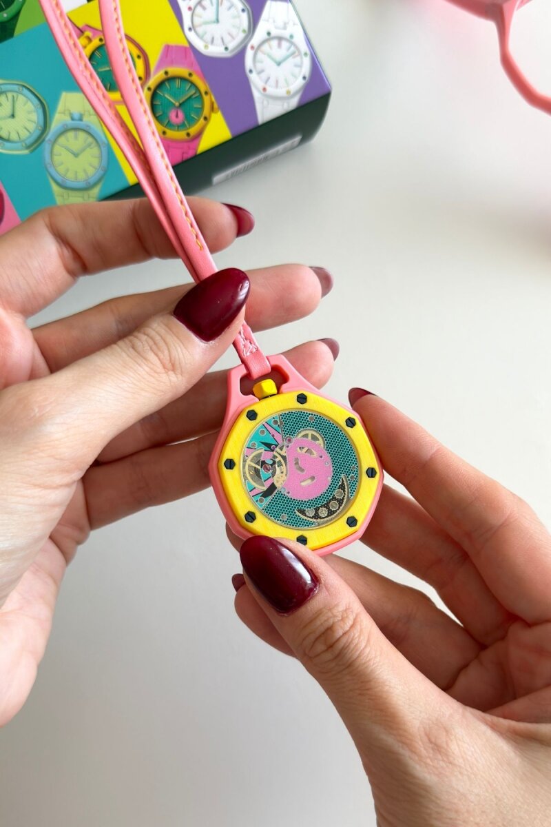 Pembe Sarı Royals Pops Kadın Charm ve Kol Saati - 6