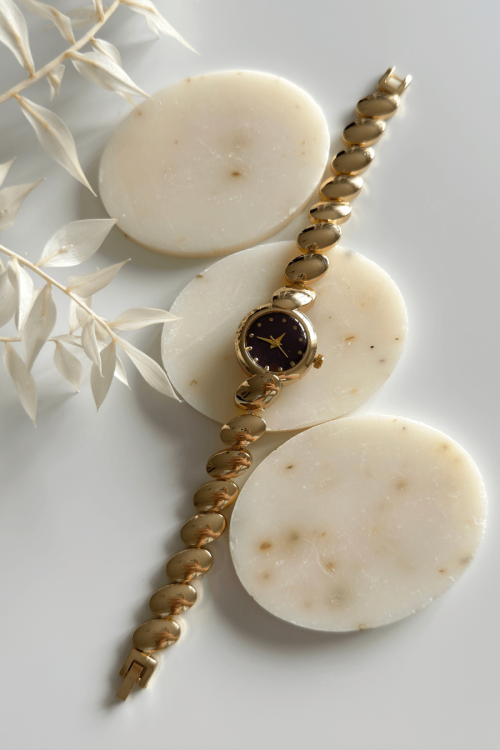 Rhea Bordo Kadran Çelik Kordon Kadın Kol Saati