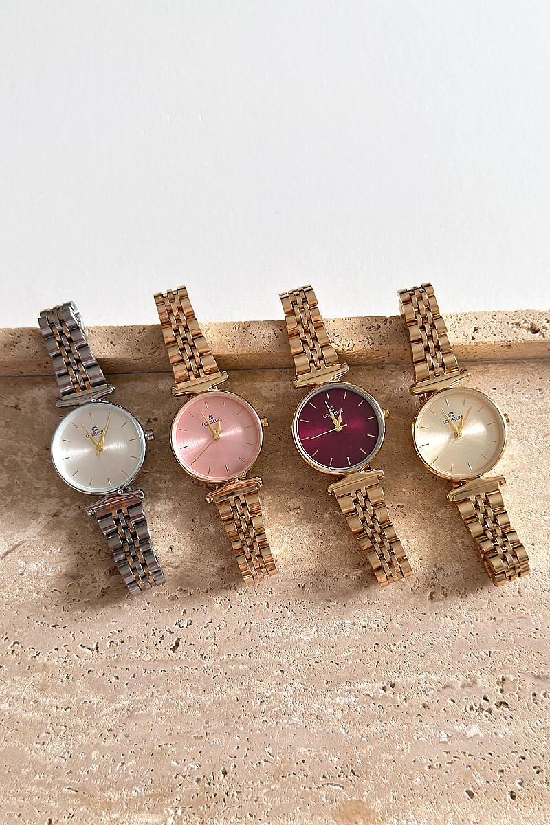 Rose Gold Kadran Çelik Kordon Kadın Kol Saati - 2