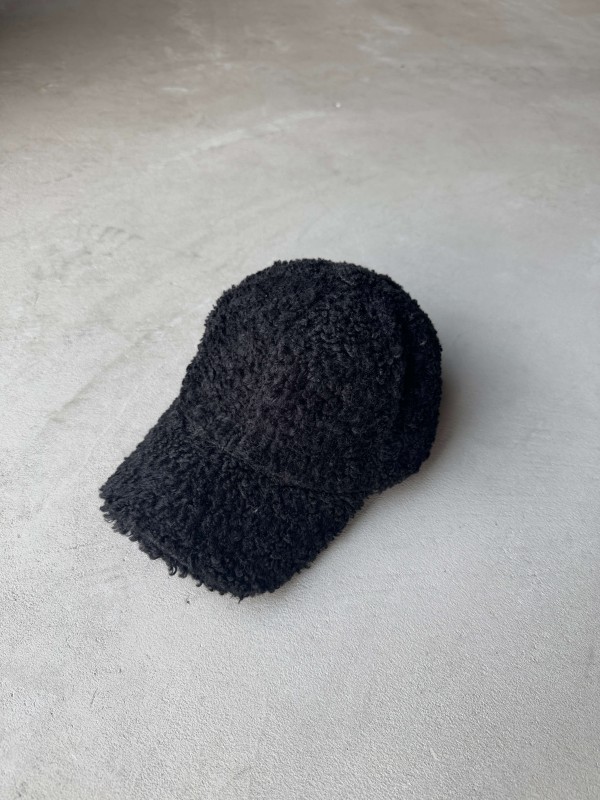 ŞPK-2001 Siyah Teddy Kumaş Cap Şapka