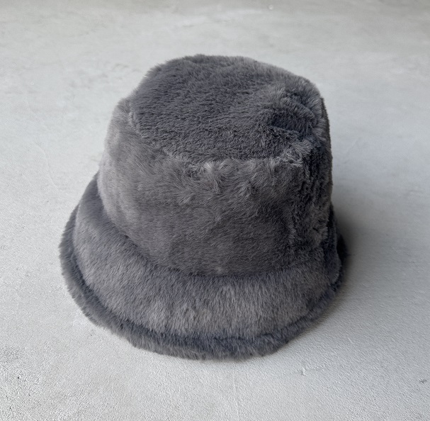 ŞPK-2003 Füme Peluş Kumaş Bucket Şapka