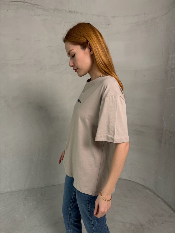 T-901 Vizon Rus Yazılı Enjeksiyon Baskı Bisiklet Yaka Tshirt