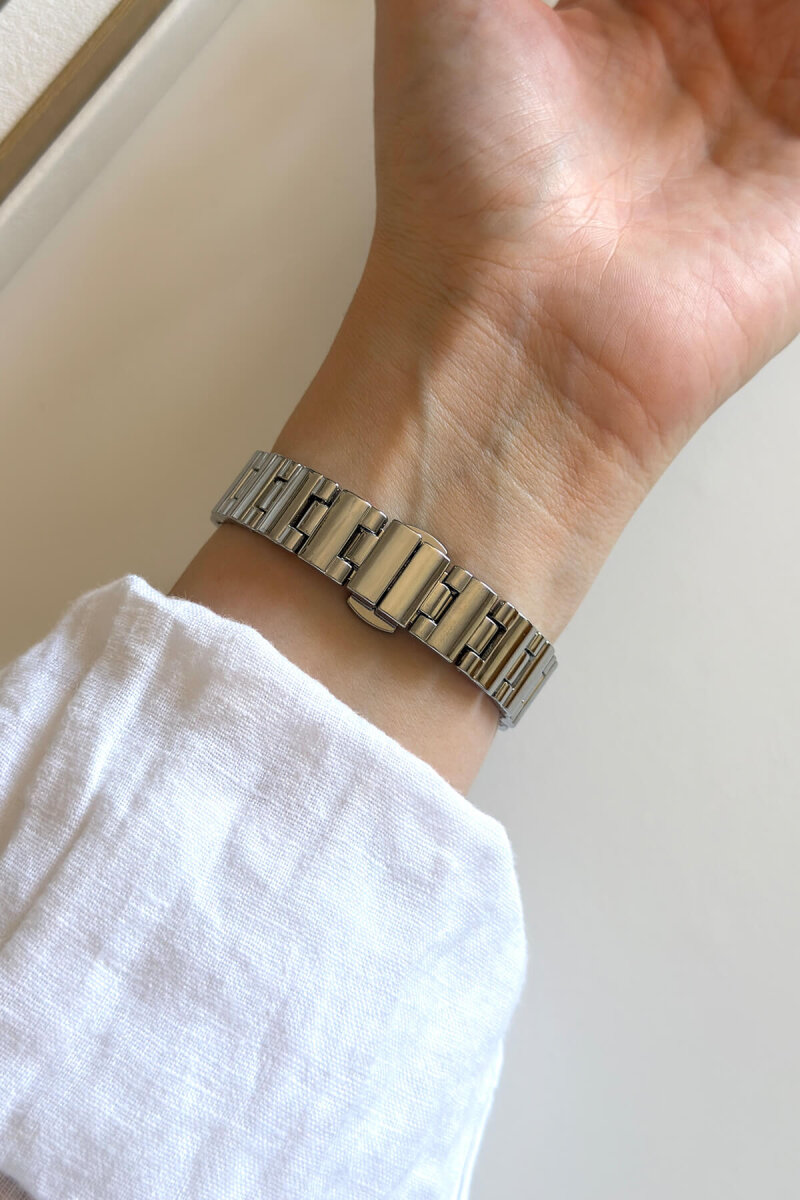 Versa Ekru Kadran Silver Kadın Kol Saati - 5