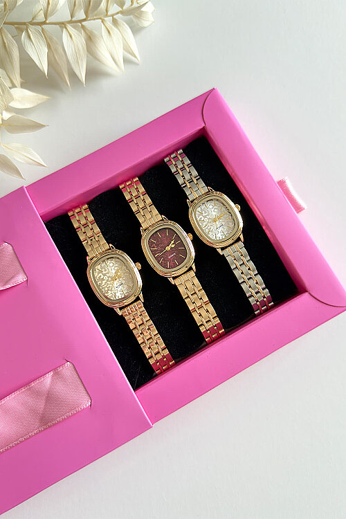 Zeni Ekru Kadran Metal Gold Kadran Kadın Kol Saati - 2