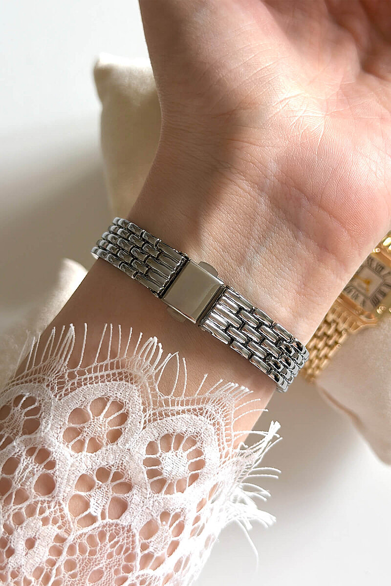 Zyria Beyaz Kadran Silver Çelik Kordon Kadın Kol Saati - 3